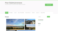 Desktop Screenshot of pinechalets.co.uk